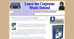Desktop Screenshot of leavethecorporateworldbehind.com